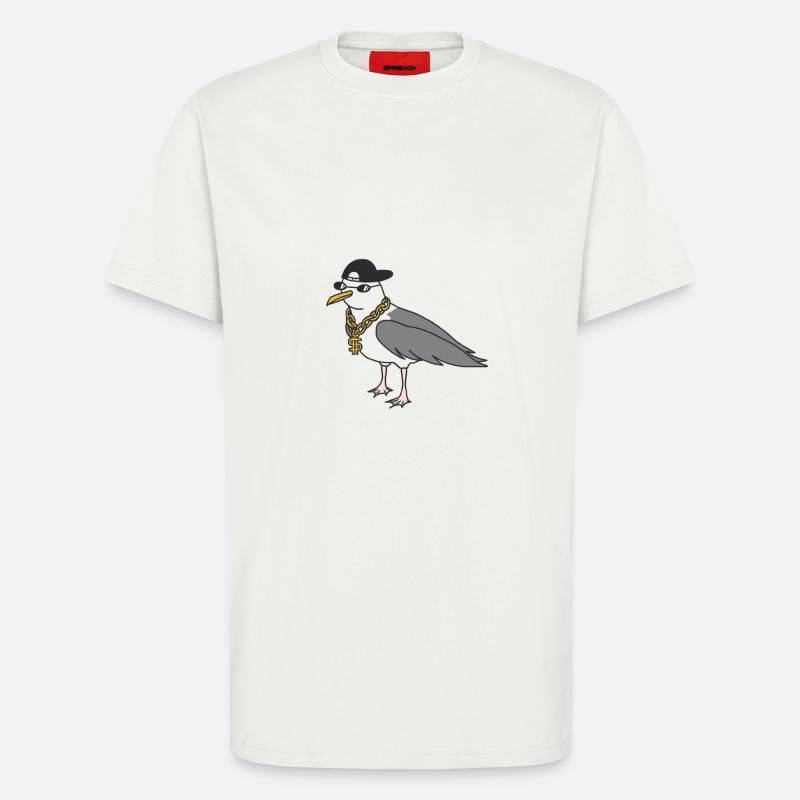 Rapper Seemöwe - T-Shirt - made by SPREAD - OFF WHITE