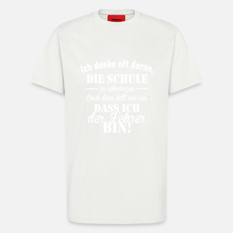 Lehrer - T-Shirt - made by SPREAD - OFF WHITE
