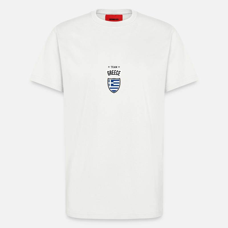 Team Greece - T-Shirt - made by SPREAD - OFF WHITE
