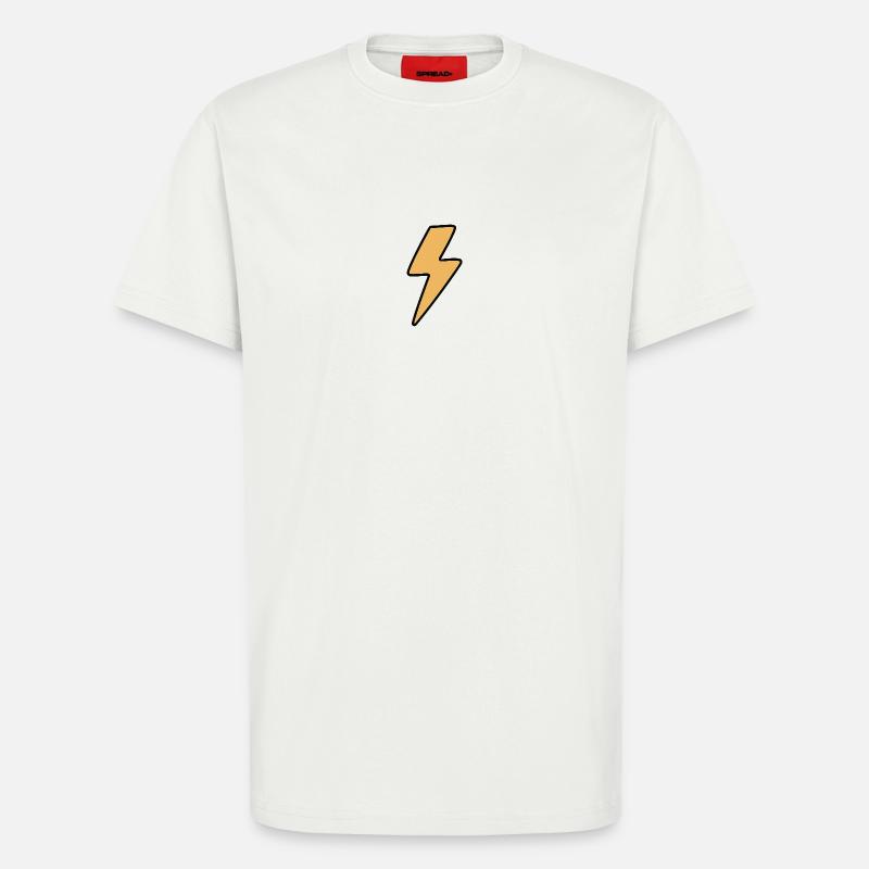 Lightning - T-Shirt - made by SPREAD - OFF WHITE