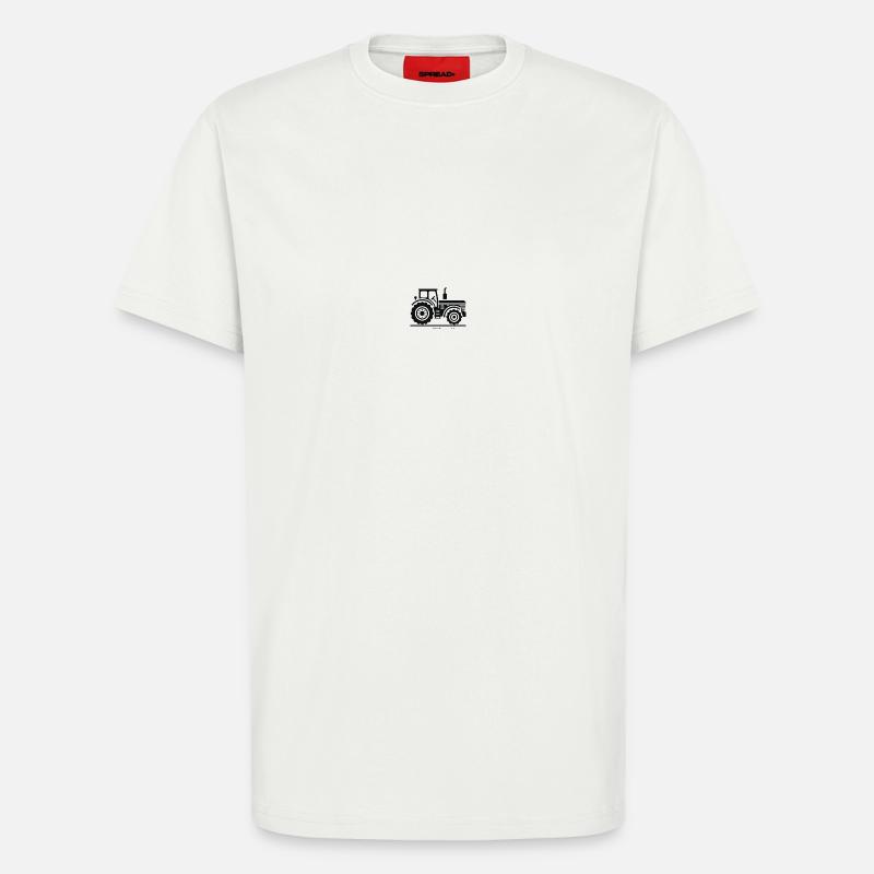 traktor - T-Shirt - made by SPREAD - OFF WHITE