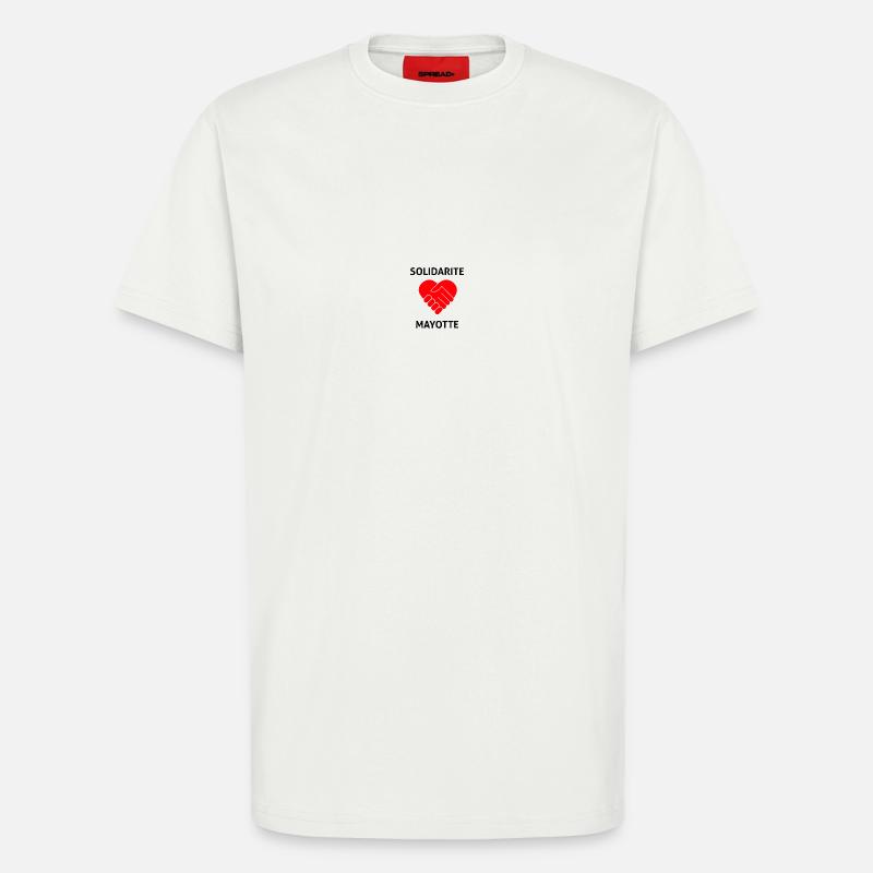Solidaritätsmayotte - Zyklon CHIDO 14/12/24 - T-Shirt - made by SPREAD - OFF WHITE