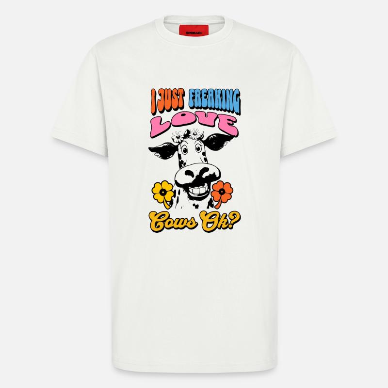 Cow Cows - T-Shirt - made by SPREAD - OFF WHITE