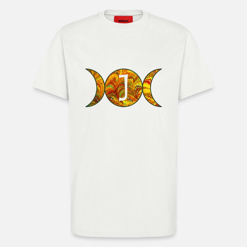 mondphasen e 38 j - T-Shirt - made by SPREAD - OFF WHITE