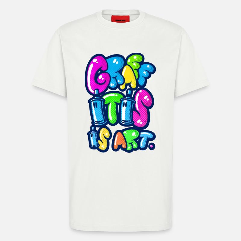 Graffitis Kunst multi - T-Shirt - made by SPREAD - OFF WHITE