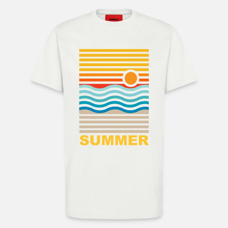 summer - T-Shirt - made by SPREAD - OFF WHITE