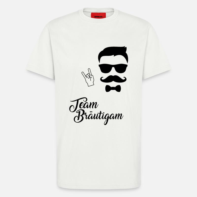 Team Bräutigam - Rock n Roll - T-Shirt - made by SPREAD - OFF WHITE