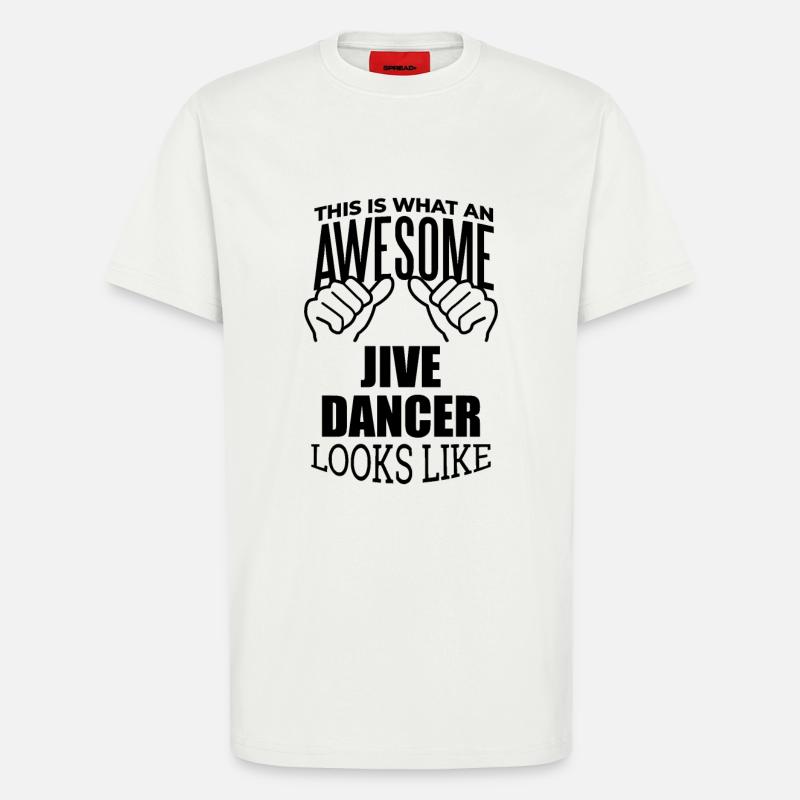 Jive - T-shirt bio décontracté fabriqué en UE - OFF WHITE