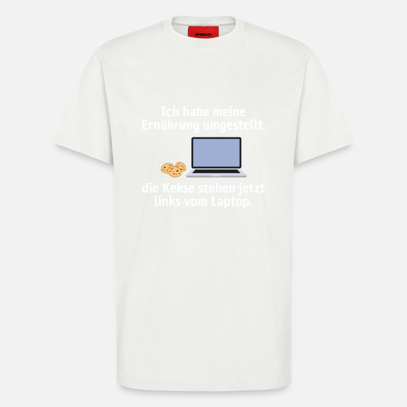 Nerd Spruch Ernährung - T-Shirt - made by SPREAD - OFF WHITE