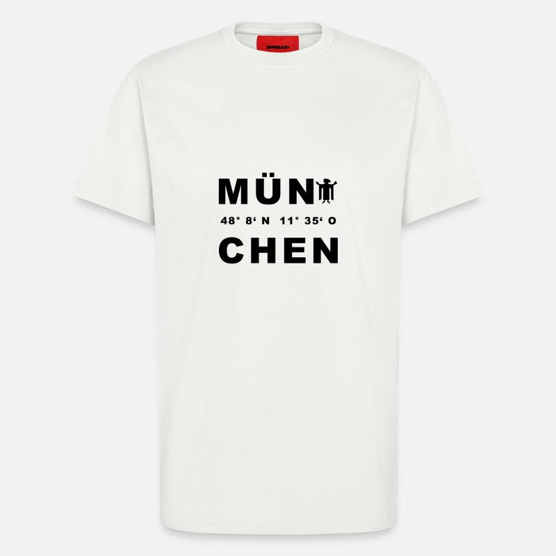 München - T-Shirt - made by SPREAD - OFF WHITE