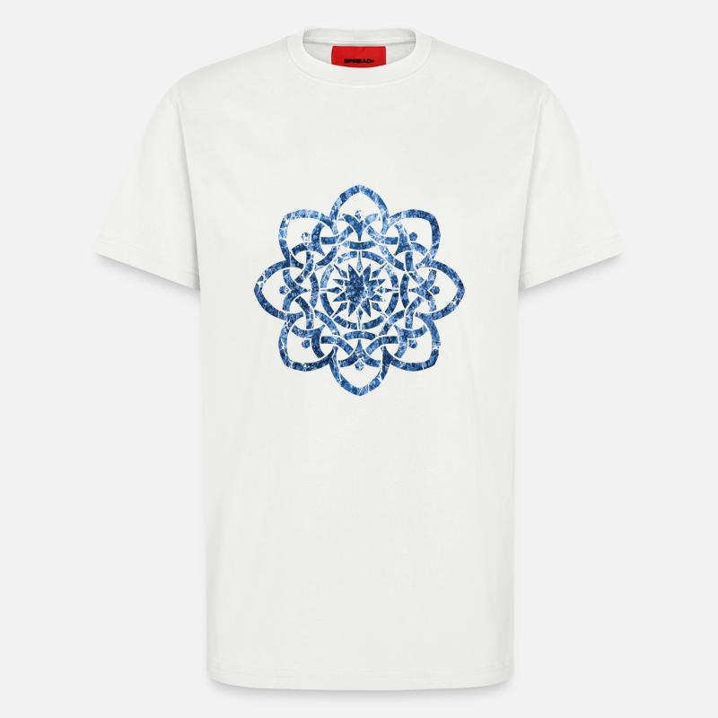 celtic knot 19 e 206 - T-Shirt - made by SPREAD - OFF WHITE