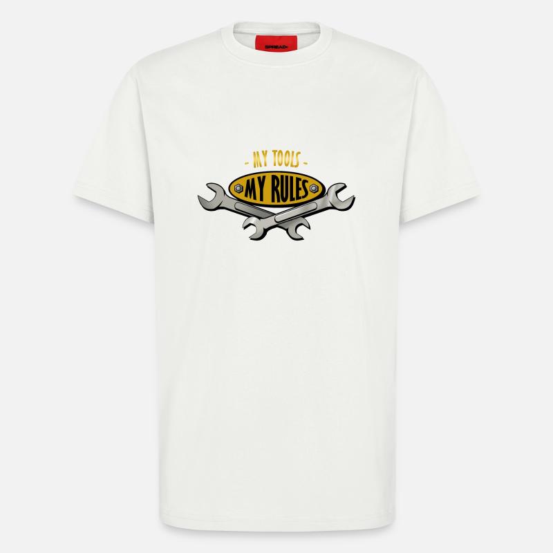 My Tools My Rules - T-Shirt - made by SPREAD - OFF WHITE