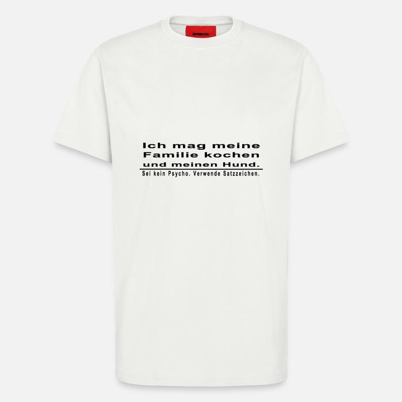 Satzzeichen - T-Shirt - made by SPREAD - OFF WHITE