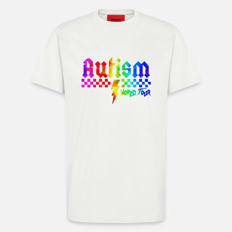 Autismus-Bewusstsein: anders, anders, besser - T-Shirt - made by SPREAD - OFF WHITE
