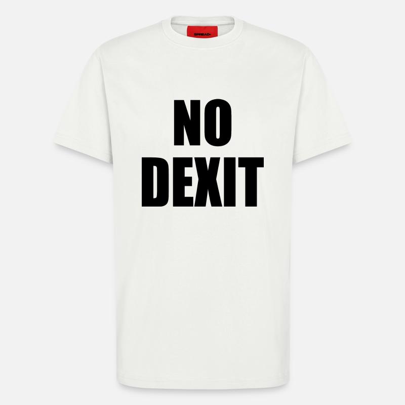 No dexit - T-shirt bio décontracté fabriqué en UE - OFF WHITE