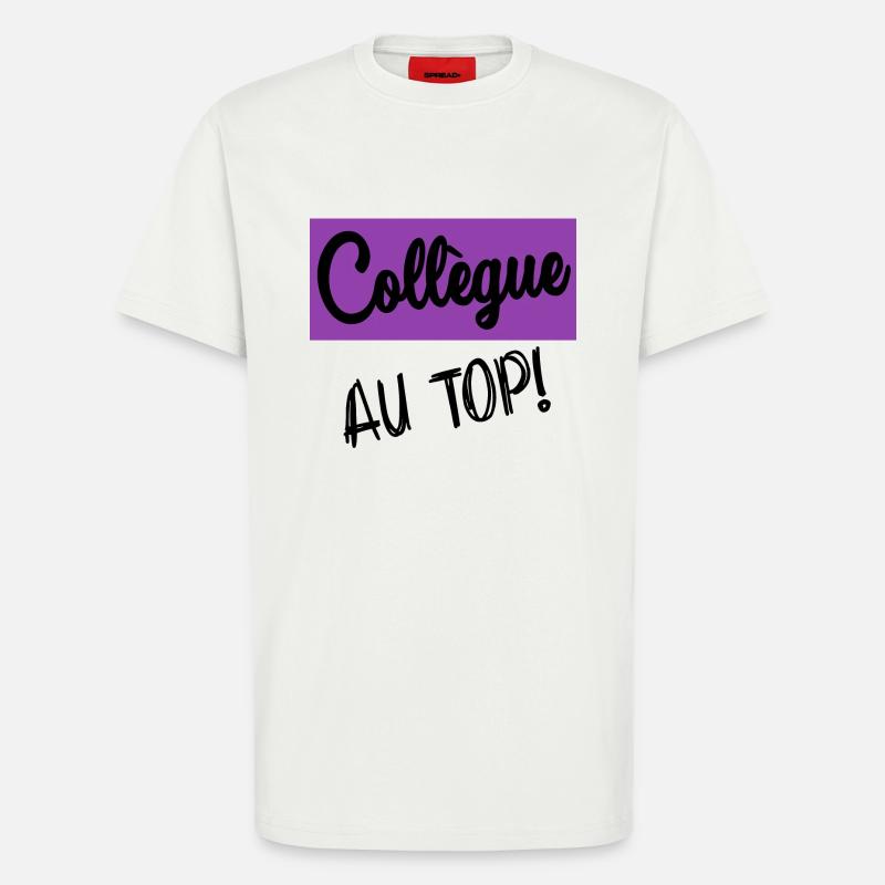 RETRAITE. RETRAITE. RETRAITEE. RETRAITE - T-shirt bio décontracté fabriqué en UE - OFF WHITE