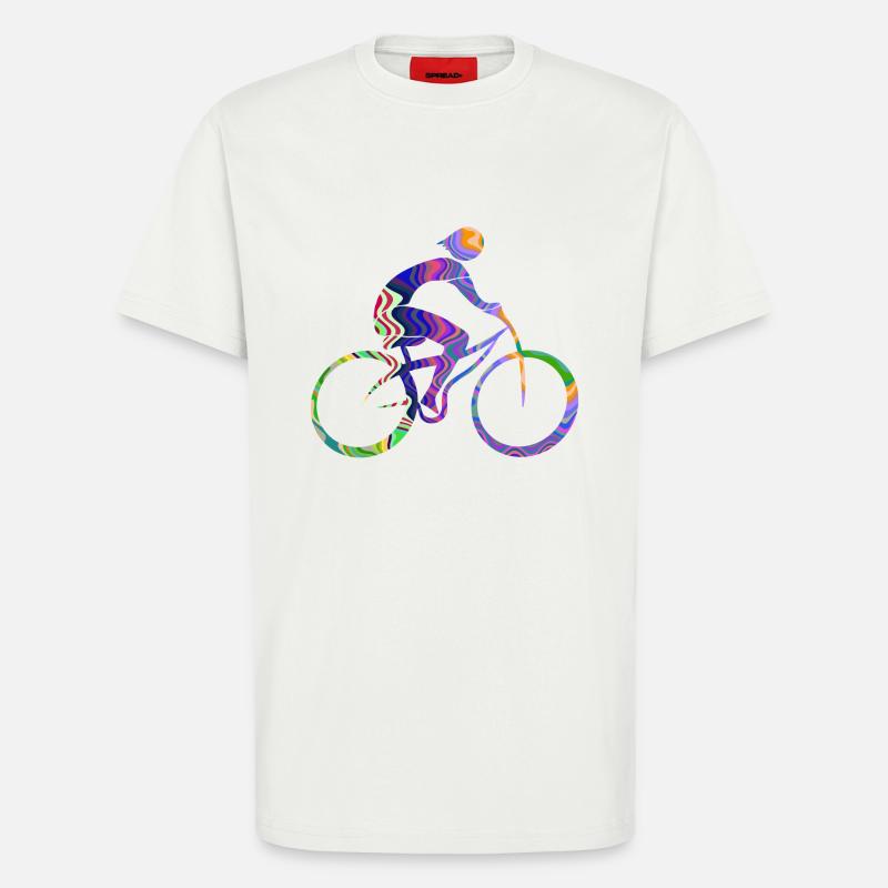 Radfahrer - T-Shirt - made by SPREAD - OFF WHITE