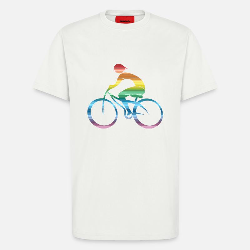 Cyclist - T-Shirt - made by SPREAD - OFF WHITE