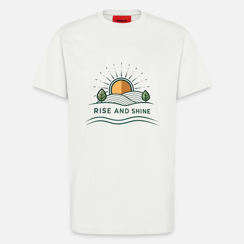 Raus aus den Federn - T-Shirt - made by SPREAD - OFF WHITE
