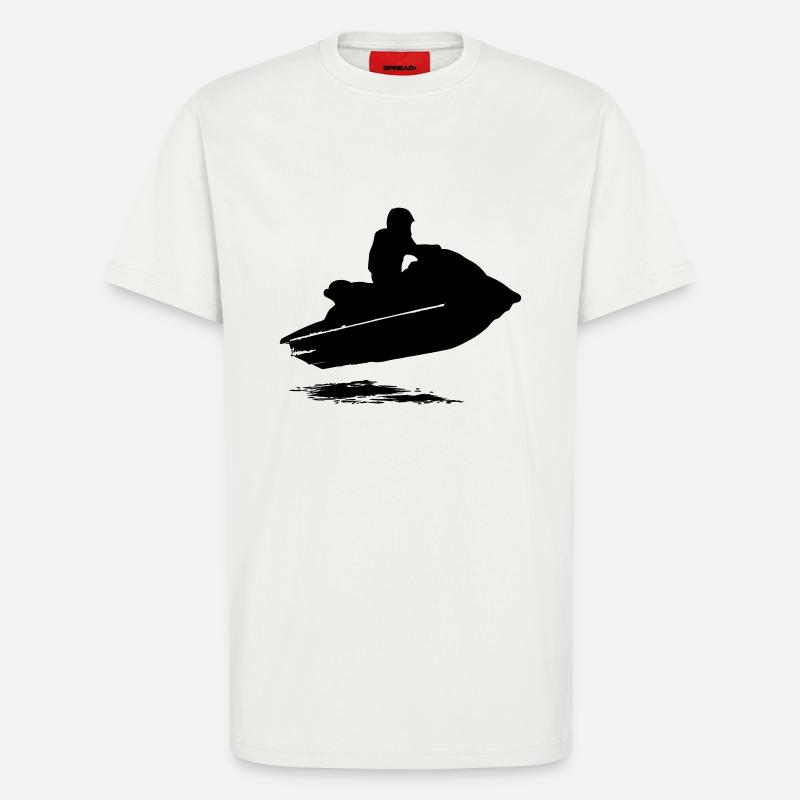 Jetski - Jet-Ski - Wassermotorrad - Jetboot - T-Shirt - made by SPREAD - OFF WHITE