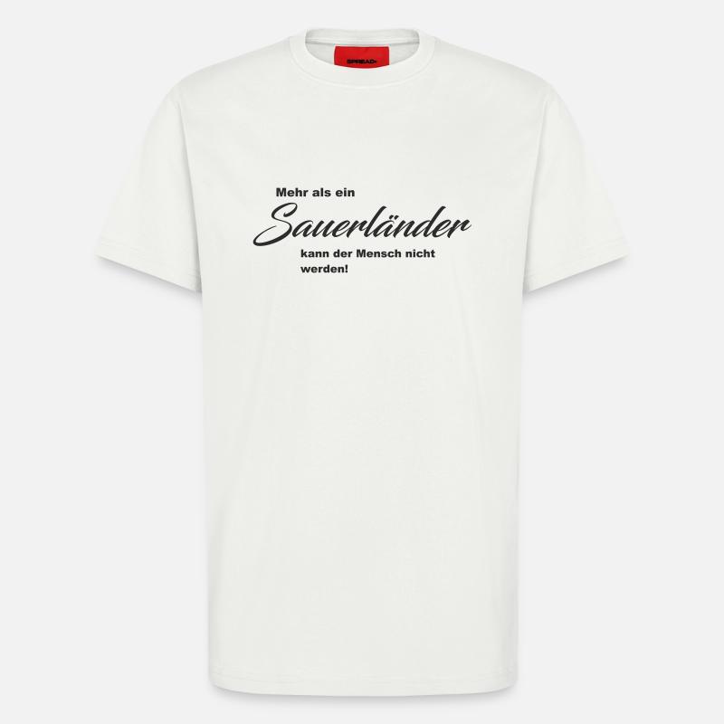 Mehr als ein Sauerländer - T-Shirt - made by SPREAD - OFF WHITE