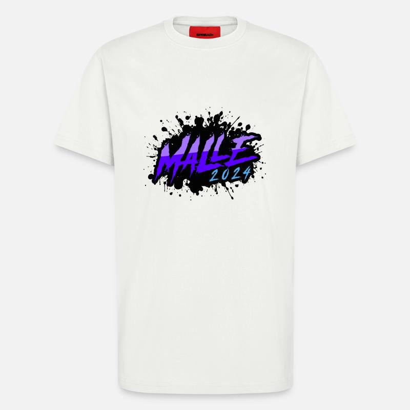 Malle 2024 Klecks - T-Shirt - made by SPREAD - OFF WHITE