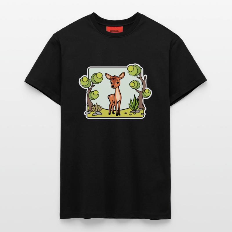 So ein niedliches Reh! Oder ist das ein Hirsch? T-Shirt - made by SPREAD