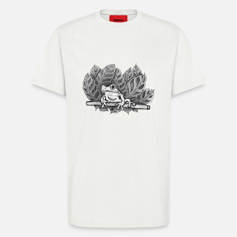 Frosch - T-Shirt - made by SPREAD - OFF WHITE
