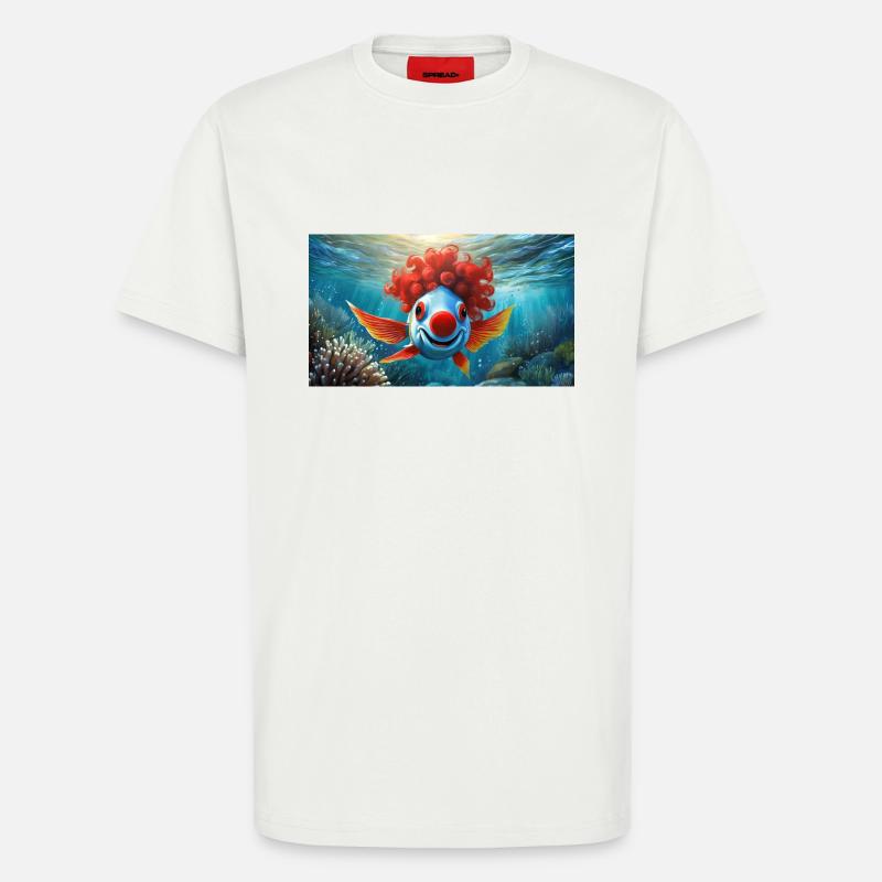Pun ambiguous german expression - Clownfisch - T-Shirt - made by SPREAD - OFF WHITE