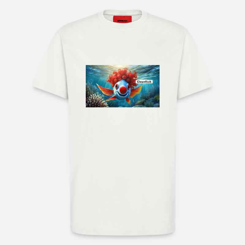 Pun ambiguous german expression - Clownfisch - T-Shirt - made by SPREAD - OFF WHITE