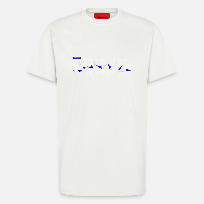 Backspin - T-Shirt - made by SPREAD - OFF WHITE