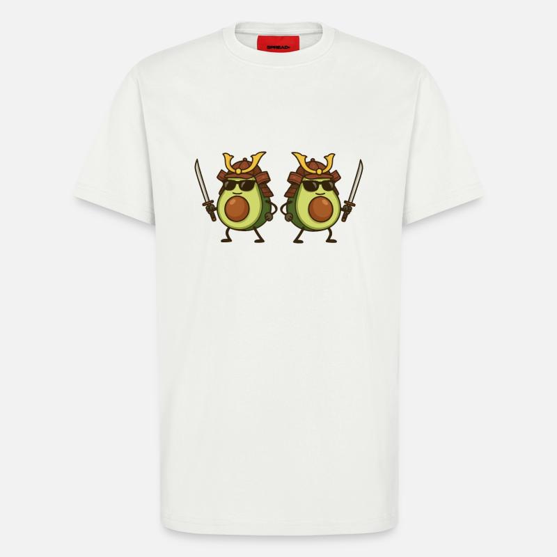 Avocat Samouraï 2 - T-shirt bio décontracté fabriqué en UE - OFF WHITE