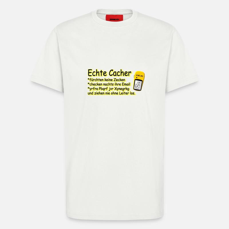 echte cacher - T-Shirt - made by SPREAD - OFF WHITE