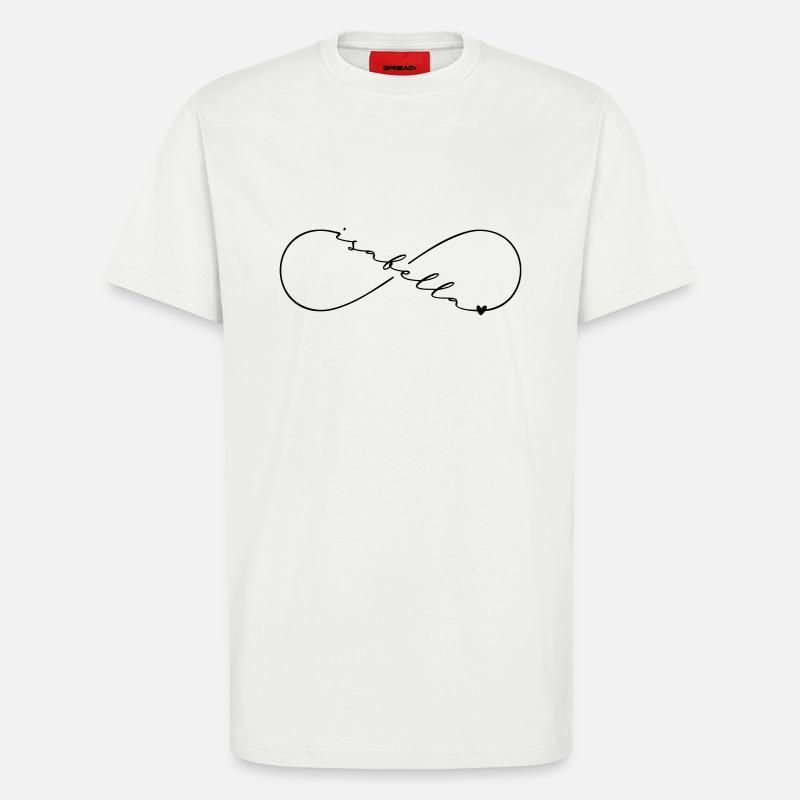 Isabella Name Infinitysymbol - T-Shirt - made by SPREAD - OFF WHITE