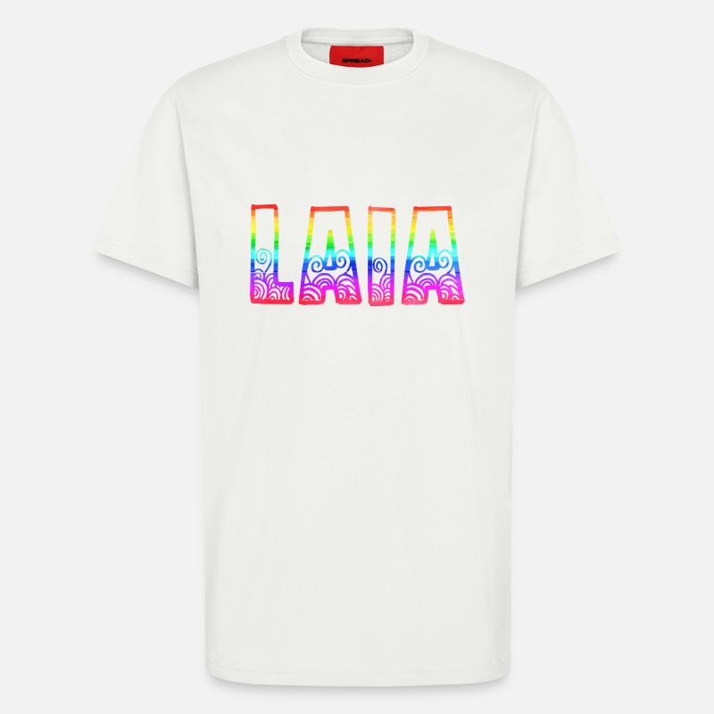 laia rs rainbow - T-Shirt - made by SPREAD - OFF WHITE