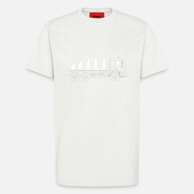 LKW Evolution - T-Shirt - made by SPREAD - OFF WHITE