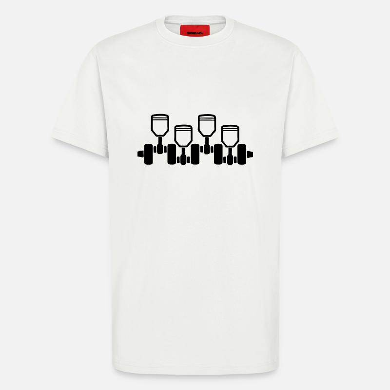 engine_2 - T-Shirt - made by SPREAD - OFF WHITE