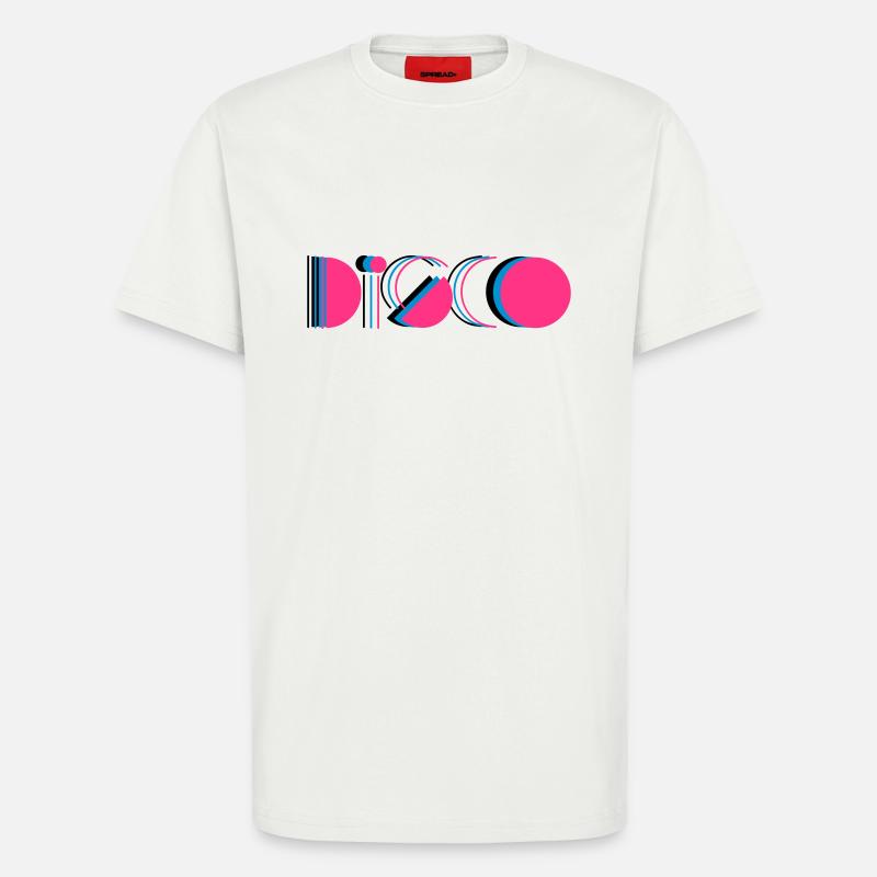 disco - T-Shirt - made by SPREAD - OFF WHITE