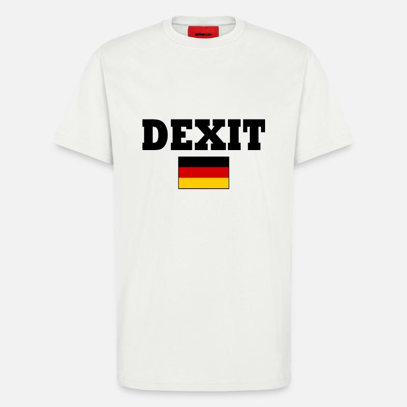 Dexit - T-shirt bio décontracté fabriqué en UE - OFF WHITE