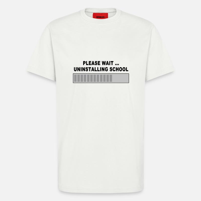 Schule Abschluss Lustiges Geschenk - T-Shirt - made by SPREAD - OFF WHITE
