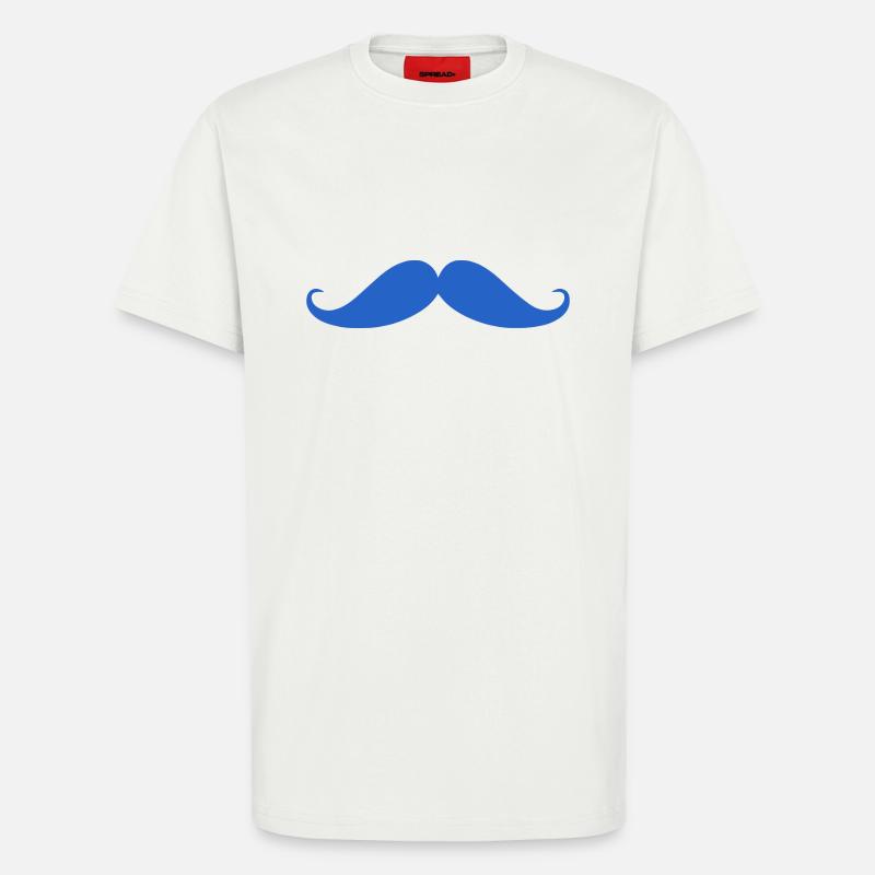 Prostatakrebs Bewusstsein Schnurrbart - T-Shirt - made by SPREAD - OFF WHITE