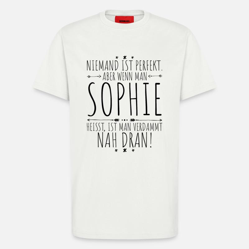 Sophie perfekt - T-Shirt - made by SPREAD - OFF WHITE