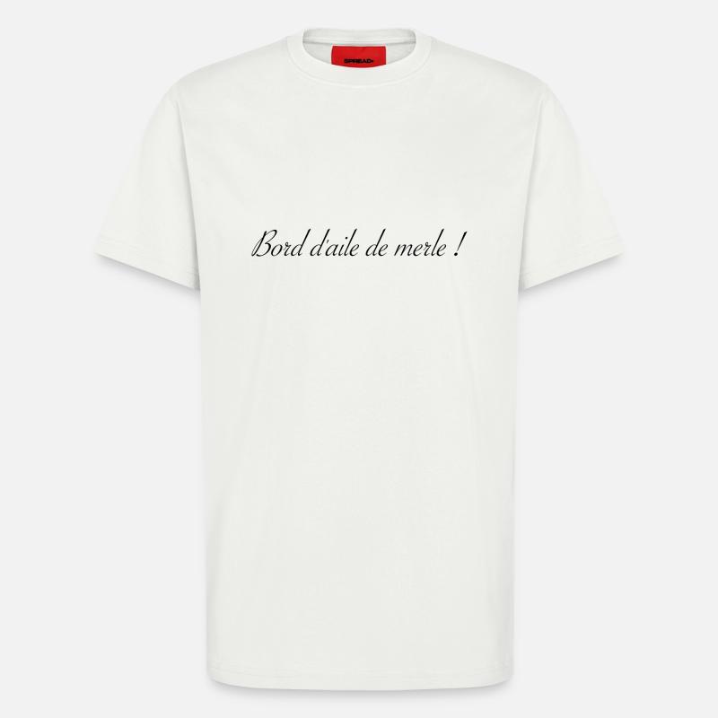 Contrepéterie - T-shirt bio décontracté fabriqué en UE - OFF WHITE