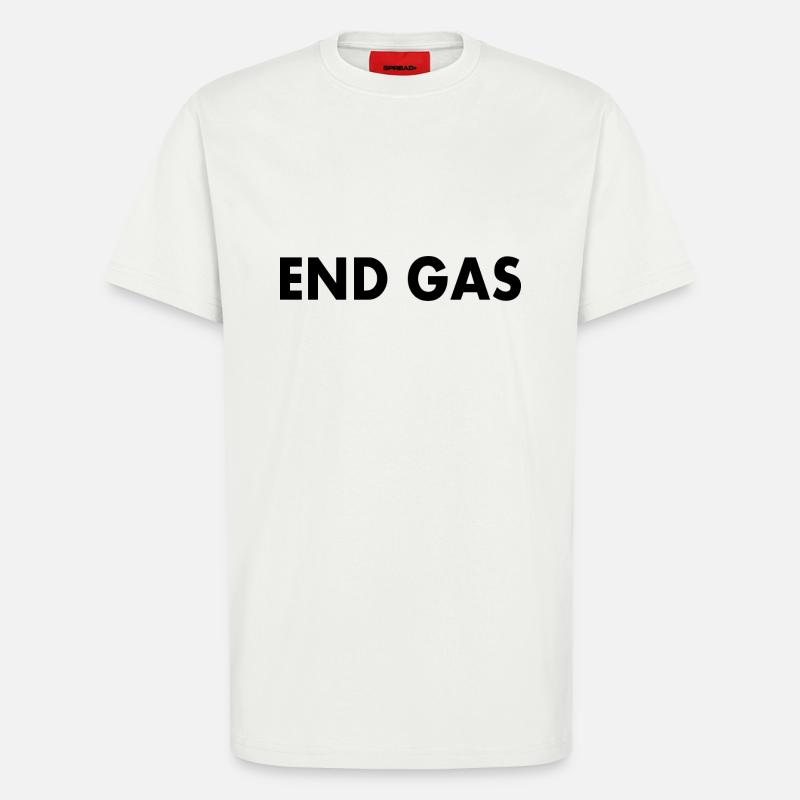 End gas - T-Shirt - made by SPREAD - OFF WHITE
