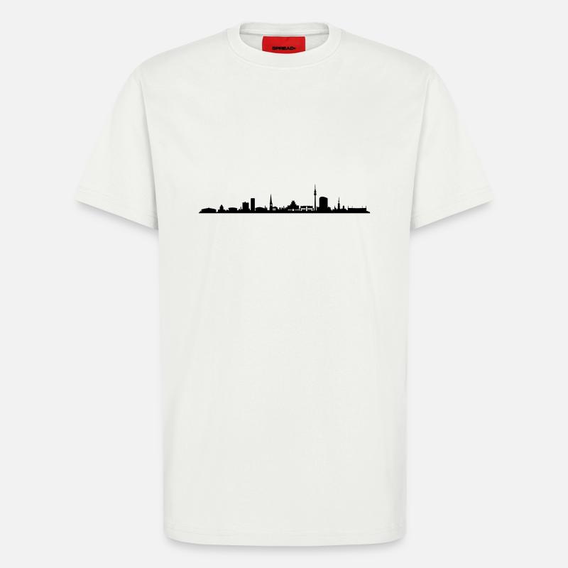 Skyline - Dortmund - T-Shirt - made by SPREAD - OFF WHITE