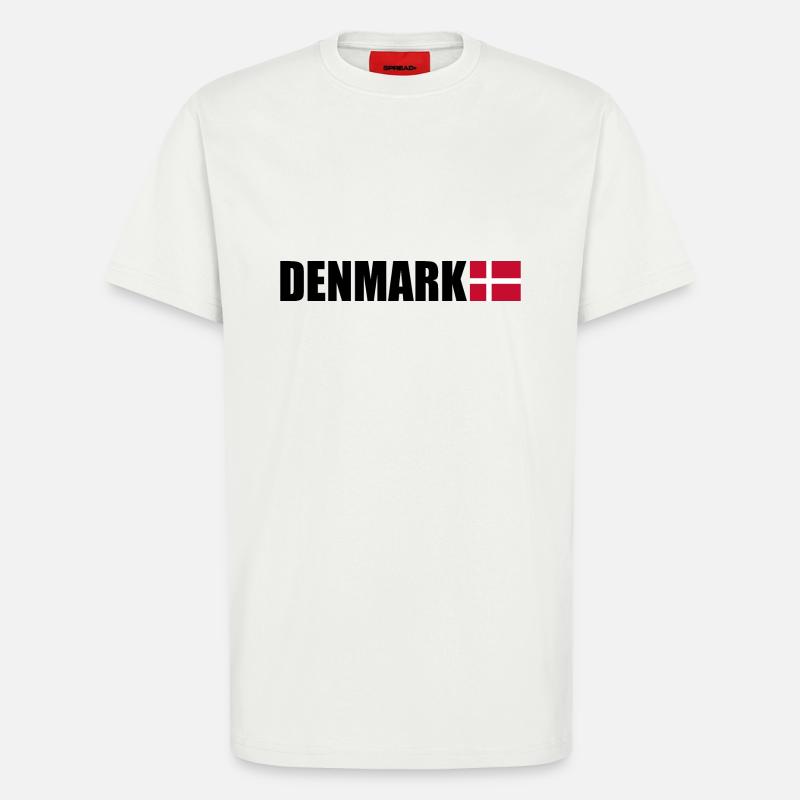 Denmark - T-Shirt - made by SPREAD - OFF WHITE