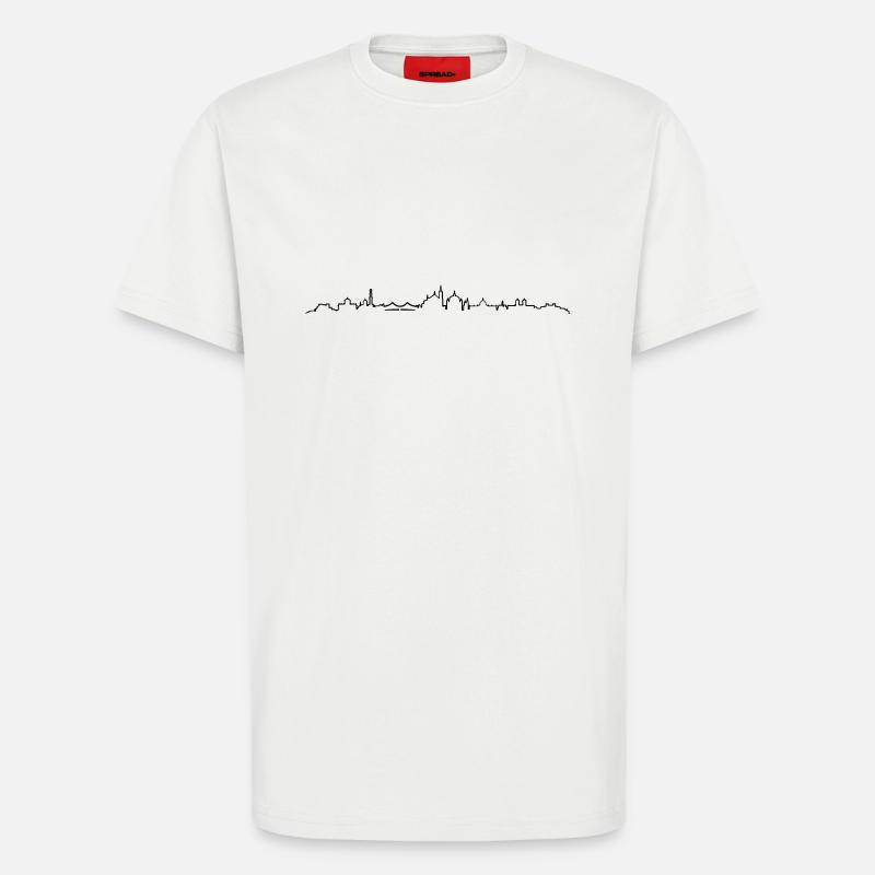 Skyline - Potsdam - T-Shirt - made by SPREAD - OFF WHITE