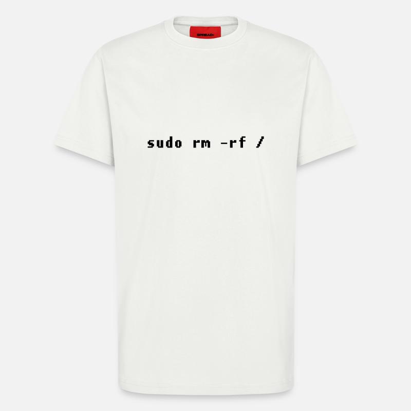 Lustiges Linux Admin Design - T-Shirt - made by SPREAD - OFF WHITE