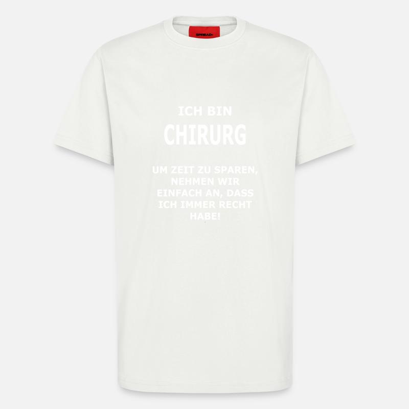 CHIRURG - T-Shirt - made by SPREAD - OFF WHITE