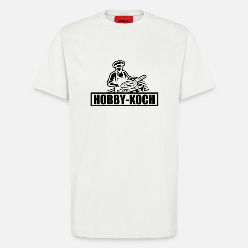 Hobbykoch - Kochen - T-Shirt - made by SPREAD - OFF WHITE